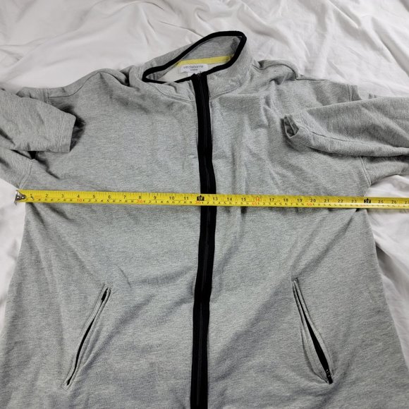 Liz Claiborne Womens 2X Gray Full Zip Sweater Lightweight Casual Outdoors - Picture 6 of 9